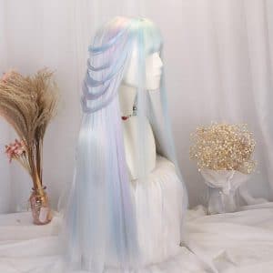 Long Straight Jewel Tones Wigs, Theme Party Wigs And Lolita Princess Cosplay Wigs
