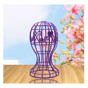 Lantern-shaped Plastic Wig Holder Hat Holder Multi-purpose Wig Head Holder