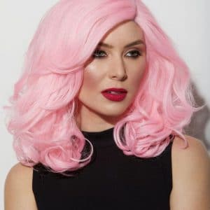 Women Long Real Hair Rosegal Reagan Lace Front Costume Wigs