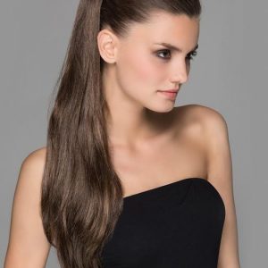 Long Women Blonde Wodka Synthetic Ponytail Clip In