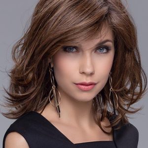 Mid-length Wavy Women's Layered Synthetic Lace Front Wig By Rooted