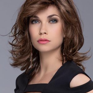 Mid-length Wavy Women's Layered Synthetic Lace Front Wig By Rooted