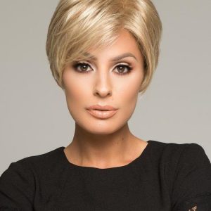 Women's Pixie Monofilament Hand-tied Synthetic Short Lace Front Wig