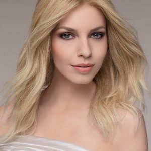 Women's Straight Human Hair Lace Front Wig Brunette By Rooted