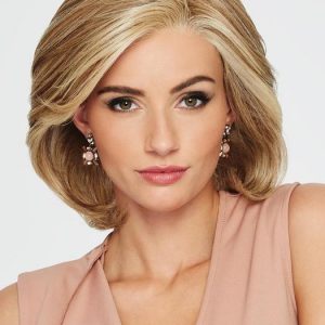 Mid-length Women's Straight Monofilament Bob Synthetic Lace Front Wig